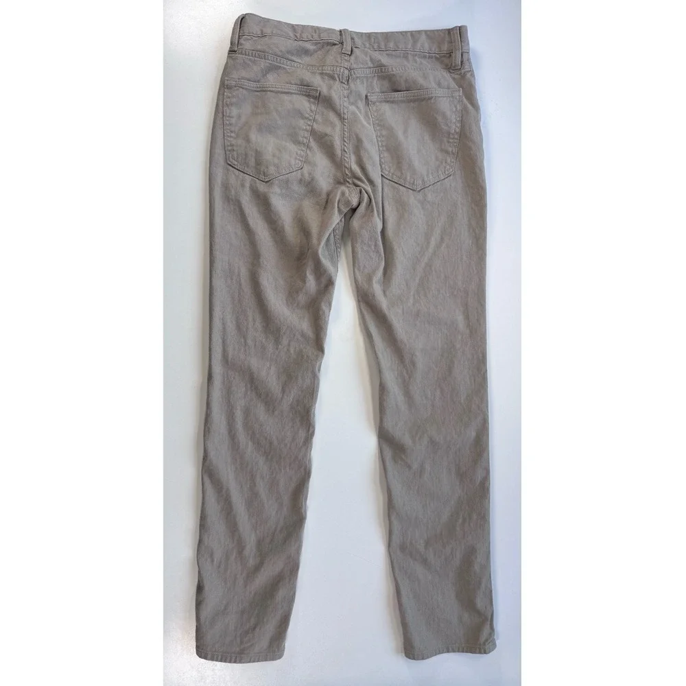 BANANA REPUBLIC Travel Slim Fit Cotton Linen Pant Mens 30x31 Khaki Tan